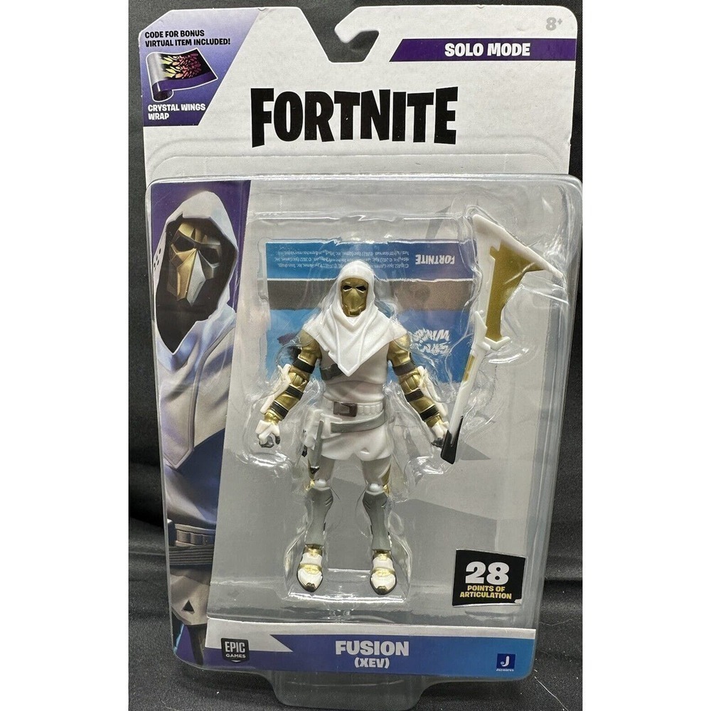Fortnite FUSION (XEV) 4" Articulated Figure w/ Code Series 23 240 Solo Mode 2023